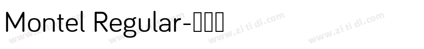 Montel Regular字体转换
